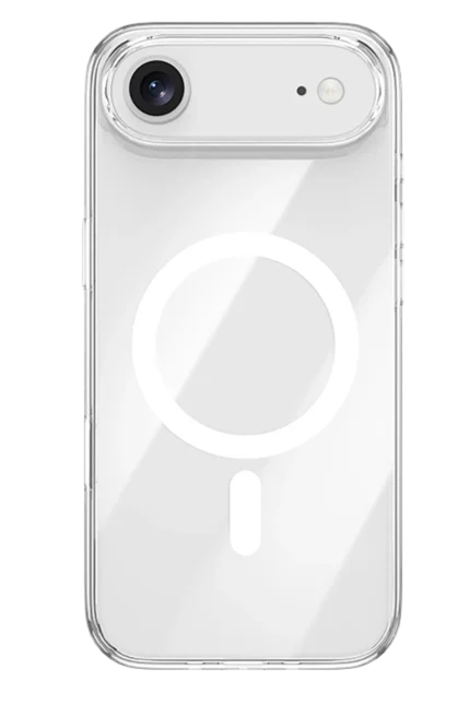 Uray store Apple iPhone 17 Air Kılıf Pc Real Magsafe Kapak - Şeffaf