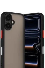 Uray store Apple iPhone 17 Kılıf Montreal Silikon Kapak - Siyah - Görsel 2