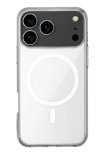 Uray store Apple iPhone 17 Pro Kılıf Magneticsafe Şeffaf Silikon - Şeffaf