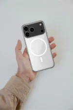 Uray store Apple iPhone 17 Pro Kılıf Magneticsafe Şeffaf Silikon - Şeffaf - Görsel 4