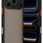 Uray store Apple iPhone 17 Pro Kılıf Montreal Silikon Kapak - Siyah