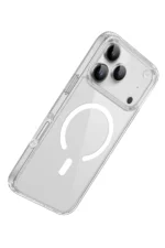 Uray store Apple iPhone 17 Pro Kılıf Pc Real Magsafe Kapak - Şeffaf - Görsel 3