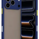 Uray store Apple iPhone 17 Pro Max Kılıf Montreal Silikon Kapak - Lacivert
