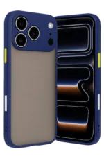 Uray store Apple iPhone 17 Pro Max Kılıf Montreal Silikon Kapak - Lacivert