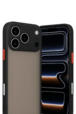 Uray store Apple iPhone 17 Pro Max Kılıf Montreal Silikon Kapak - Siyah - Görsel 2