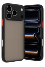 Uray store Apple iPhone 17 Pro Max Kılıf Montreal Silikon Kapak - Siyah