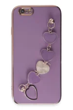 Uray store Apple iPhone 6 Kılıf Esila Silikon - Mor - Görsel 2