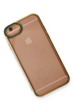 Uray store Apple iPhone 6 Kılıf Liva Lens Silikon - Yeşil - Görsel 3