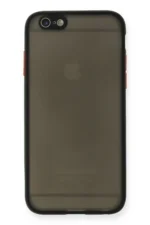 Uray store Apple iPhone 6 Kılıf Montreal Silikon Kapak - Siyah