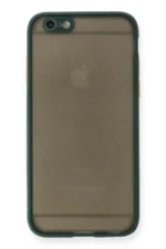 Uray store Apple iPhone 6 Kılıf Montreal Silikon Kapak - Yeşil