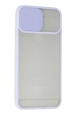 Uray store Apple iPhone 6 Kılıf Palm Buzlu Kamera Sürgülü Silikon - Lila - Görsel 3
