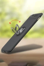 Uray store Apple iPhone 6 Kılıf Range Yüzüklü Silikon - Kırmızı - Görsel 3