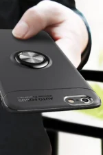Uray store Apple iPhone 6 Kılıf Range Yüzüklü Silikon - Kırmızı - Görsel 4