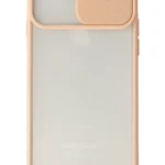Uray store Apple iPhone 6 Plus Kılıf Palm Buzlu Kamera Sürgülü Silikon - Pembe