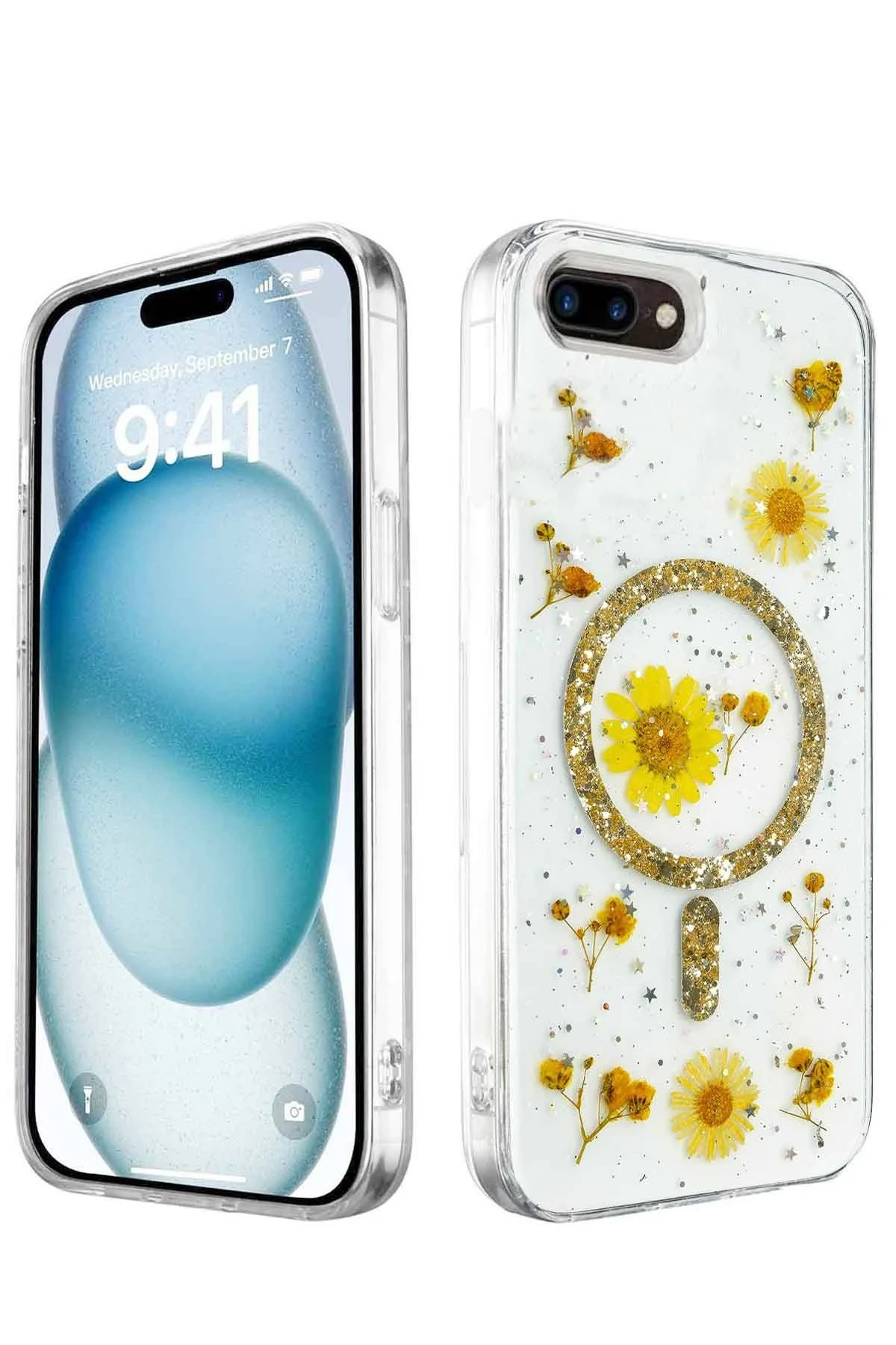 newface-iphone-7-kilif-daisy-simli-magsafe-kapak-gold-default Uray store Apple iPhone 7 Kılıf Daisy Simli Magsafe Kapak - Gold - Görsel 1