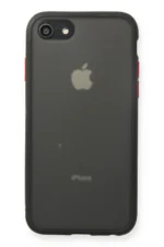 Uray store Apple iPhone 7 Kılıf Montreal Silikon Kapak - Siyah