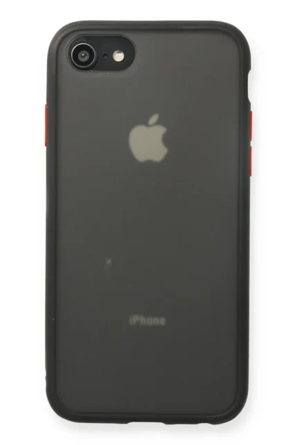 Uray store Apple iPhone 7 Kılıf Montreal Silikon Kapak - Siyah