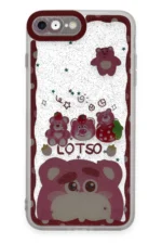 Uray store Apple iPhone 7 Kılıf Sweet Desenli Silikon Kapak - Pembe