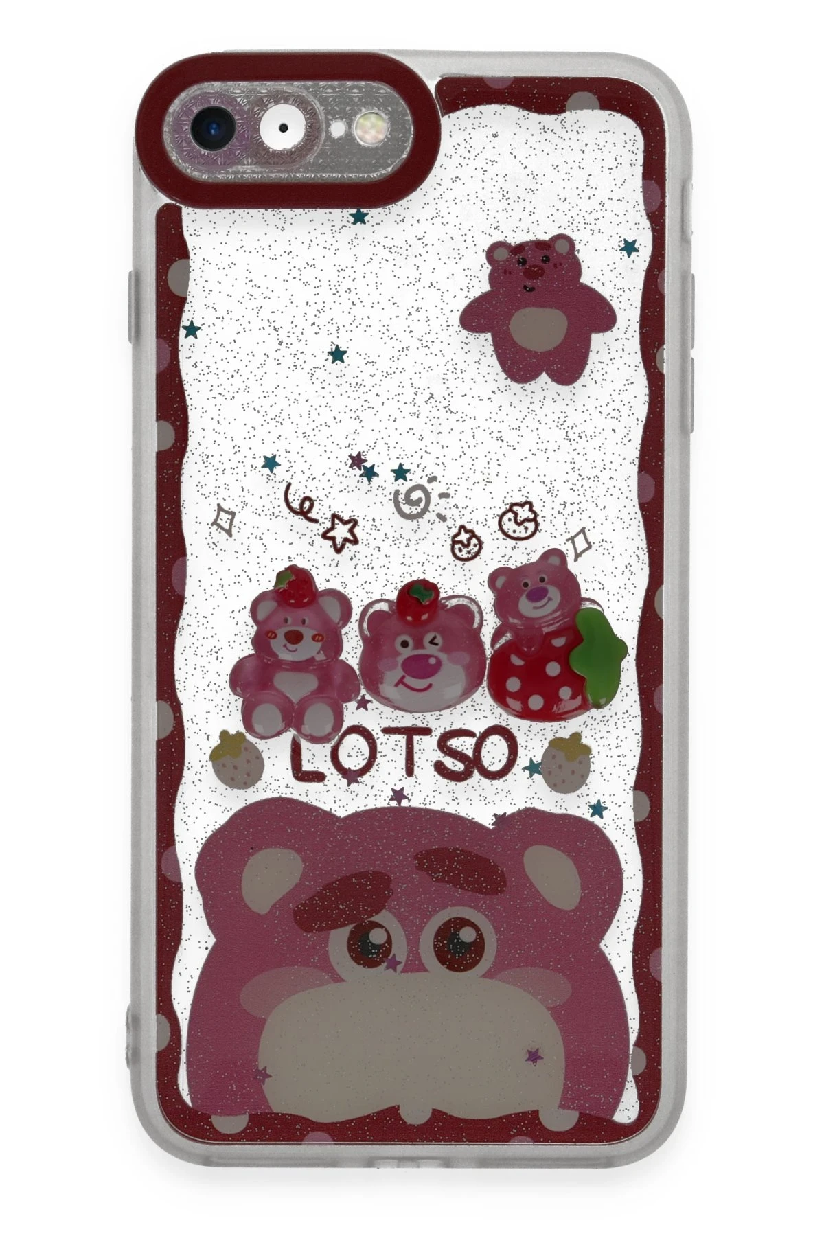 newface-iphone-7-kilif-sweet-desenli-silikon-kapak-pembe-default Uray store Apple iPhone 7 Kılıf Sweet Desenli Silikon Kapak - Pembe - Görsel 1