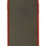 Uray store Apple iPhone 7 Plus Kılıf Montreal Silikon Kapak - Kırmızı