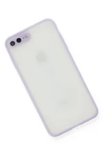 Uray store Apple iPhone 7 Plus Kılıf Montreal Silikon Kapak - Mor - Görsel 3
