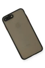 Uray store Apple iPhone 7 Plus Kılıf Montreal Silikon Kapak - Siyah - Görsel 3