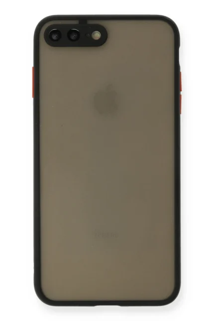 Uray store Apple iPhone 7 Plus Kılıf Montreal Silikon Kapak - Siyah