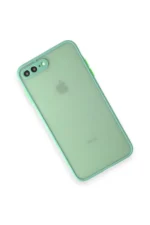 Uray store Apple iPhone 7 Plus Kılıf Montreal Silikon Kapak - Turkuaz - Görsel 3