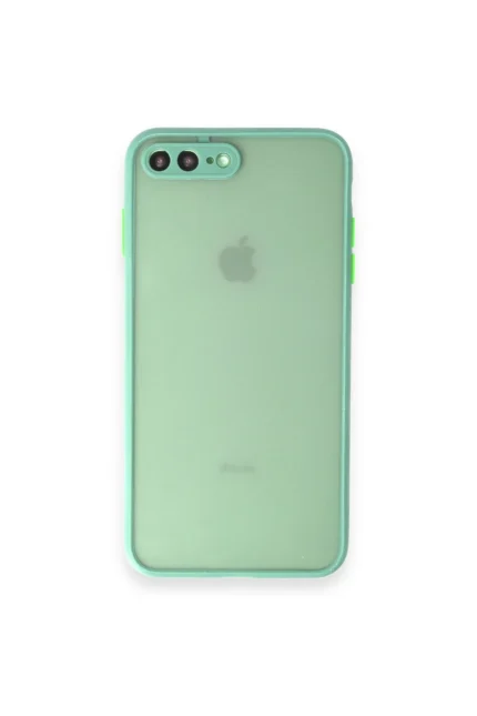 Uray store Apple iPhone 7 Plus Kılıf Montreal Silikon Kapak - Turkuaz
