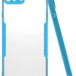 Uray store Apple iPhone 7 Plus Kılıf Platin Silikon - Mavi