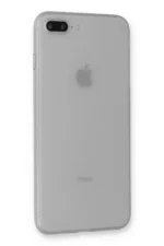 Uray store Apple iPhone 7 Plus Kılıf PP Ultra İnce Kapak - Beyaz - Görsel 2