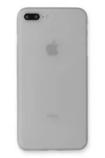 Uray store Apple iPhone 7 Plus Kılıf PP Ultra İnce Kapak - Beyaz