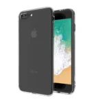 Uray store Apple iPhone 8 Plus Kılıf Deluxe 2mm Şeffaf Silikon