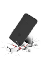 Uray store Apple iPhone 8 Plus Kılıf Deluxe 2mm Şeffaf Silikon - Görsel 6