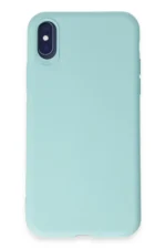 Uray store Apple iPhone X Kılıf First Silikon - Turkuaz