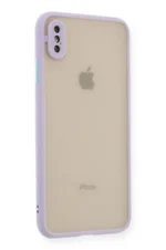 Uray store Apple iPhone X Kılıf Montreal Silikon Kapak - Mor - Görsel 2