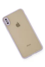 Uray store Apple iPhone X Kılıf Montreal Silikon Kapak - Mor - Görsel 3