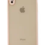 Uray store Apple iPhone X Kılıf Montreal Silikon Kapak - Pembe