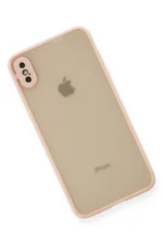 Uray store Apple iPhone X Kılıf Montreal Silikon Kapak - Pembe - Görsel 3