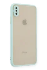 Uray store Apple iPhone X Kılıf Montreal Silikon Kapak - Turkuaz - Görsel 2