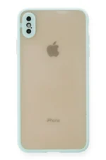 Uray store Apple iPhone X Kılıf Montreal Silikon Kapak - Turkuaz