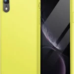 Uray store Apple iPhone XR Kılıf First Silikon - Parlak Yeşil