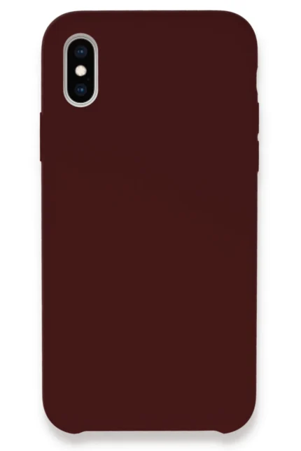 Uray store Apple iPhone XS Max Kılıf Lansman Legant Silikon - Bordo