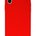 Uray store Apple iPhone XS Max Kılıf Lansman Legant Silikon - Kırmızı