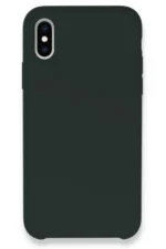 Uray store Apple iPhone XS Max Kılıf Lansman Legant Silikon - Koyu Yeşil