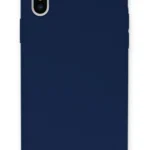 Uray store Apple iPhone XS Max Kılıf Lansman Legant Silikon - Lacivert