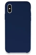 Uray store Apple iPhone XS Max Kılıf Lansman Legant Silikon - Lacivert
