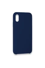 Uray store Apple iPhone XS Max Kılıf Lansman Legant Silikon - Lacivert - Görsel 3
