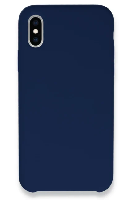Uray store Apple iPhone XS Max Kılıf Lansman Legant Silikon - Lacivert