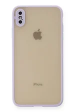Uray store Apple iPhone XS Max Kılıf Montreal Silikon Kapak - Mor